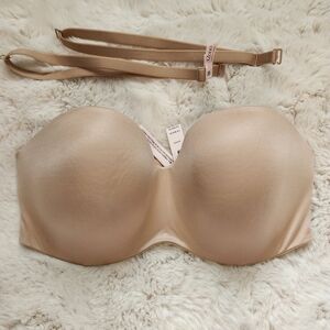 Victoria's Secret Nude Strapless Bra NWT